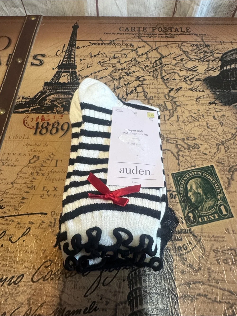 Bundle of 2 NWT Socks a new day and Auden Shoe size 4-10